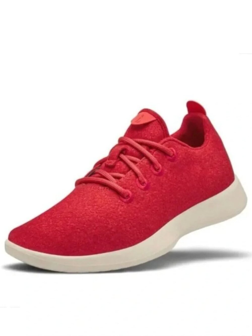 Allbirds Red Knit Wool Runner Lace-Up Sneakers Size 10